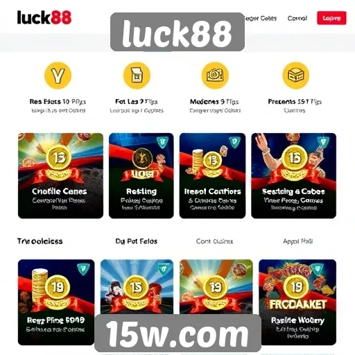Recursos e funcionalidades do site luck88